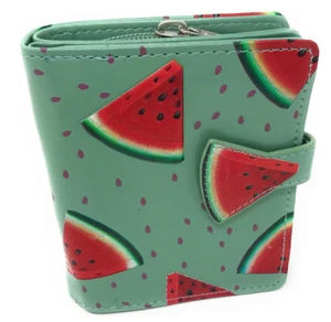 Shag Wear Wassermelone kleine Geldbörse für Frauen und Teenager Mädchen 4,5" grün - Bild 1 von 5