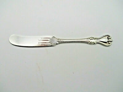 TOALLA, PATRÓN COLONIAL ANTIGUO DE 1895, PLATA DE LEY .925/1000, CUCHILLO ESPARCIDOR DE MANTEQUILLA Foto 1 de 4