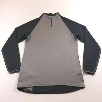 Женский пуловер на молнии Augusta 1/4 толстовка для гольфа размер средний серый черный - Изображение 1 из 4