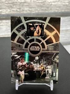 LUKE SKYWALKER/ C-3PO /CHEWBACCA 2017 Star Wars Authentic Film Cell SP 1/1 - Picture 1 of 1