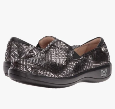 Tamancos Alegria Keli Pewter Dazzler KEL-532 tamanho 38 preto, prata - Imagem 1 de 4
