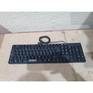 Texet MK-COMBO Full-Size Keyboard Black Wired USB QWERTY (Standard) for Desktop - Picture 1 of 7