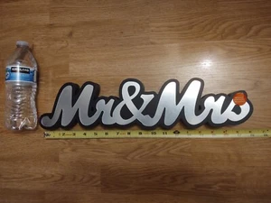 Mrs & Mrs Tisch Jubiläumsschild Hochzeit - Bild 1 von 2