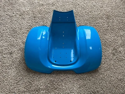 GUARDABARROS TRASERO HONDA ATC US90 90CC NUEVO AZUL ACUARIO US 90 ATC90 FIBRA DE VIDRIO Foto 1 de 3