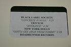 Black Label Society Bls Trivium & New York Dolls Rare Promotional Vhs Video Ntsc