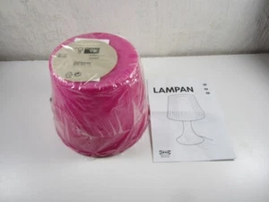 NEW IKEA Lampan 11" Ojerstam Eleback Modern Lamp Hot Pink Vintage 702.686.65 - Picture 1 of 3