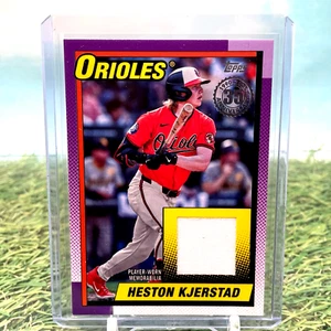 Camiseta deportiva 2025 Topps Serie 1 #T90R-HKT Heston Kjerstad Orioles usada por jugadores reliquia - Imagen 1 de 2
