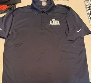 Nike Golf Super Bowl LIII Pepsi Embroidered Polo Shirt Size XL - Picture 1 of 4