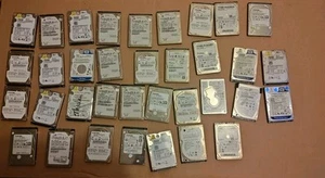 35x Stück 2,5" HDD Festplatten Konvolut bis 1000GB (1TB) Kapazität 2,5" SATA - Afbeelding 1 van 4