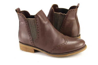 Clarks Gr.38,5 Uk.5,5 Damen Stiefel Stiefeletten Boots Leder Braun  TOP  K 264 - Bild 1 von 4