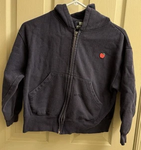 Vintage Gap Athletic Classic Kids Logo Soft Cozy Hoodie, Size Medium Boys Blue - Picture 1 of 9