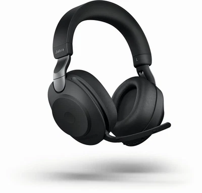 JABRA Evolve2 85 Link 380/390c UC Stereo Headset Schwarz 3,5 mm Klinke/Bluetooth - Bild 1 von 4