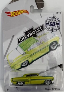 Hot Wheels Larry Wood 1953 Chevy 50° Anniversario Uscito 2019 Verde - Foto 1 di 10