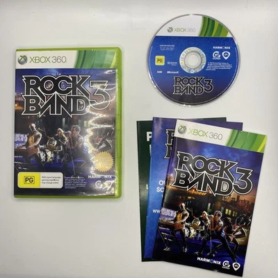 Rock Band 3 | Xbox 360 | Complete Pal Game + Manuals - Image 1 of 4