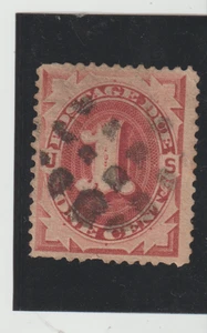 US Scott #J22 VF-XF 1891s 1c Postage Due with A SON Fancy Cancelation - Picture 1 of 1