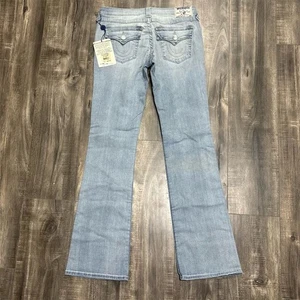 True Religion Women's Bootcut Jeans Size 29 Blue Medium Wash Denim - Picture 1 of 9