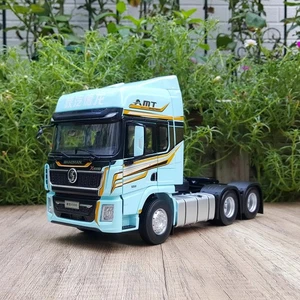 1/24 Scale SHACMAN X5000 Truck Blue Diecast Car Model Toy Collection Gift - Picture 1 of 7