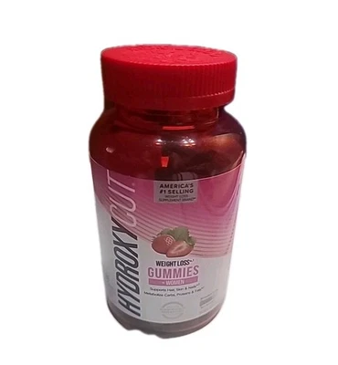 Gomitas para bajar de peso Hydroxycut para mujer 90 con sabor a fresa Foto 1 de 3