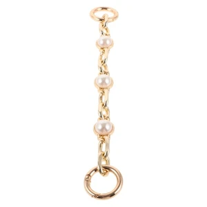 Correa de hombro de cadena de perlas accesorios de metal para bolsas bolso de mano de repuesto - Imagen 1 de 12