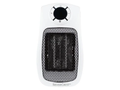 Silvercrest Steckdosen Heizlüfter PTC-Heizelement 600W Digital LED-Display Neu - Bild 1 von 4