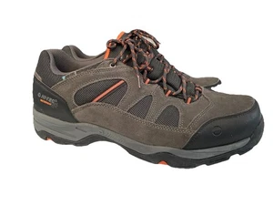 Hi-Tec Men Grey DRI-TEC Waterproof Walking Shoes Wide Low Hiking Trainers 13/47 - Picture 1 of 12