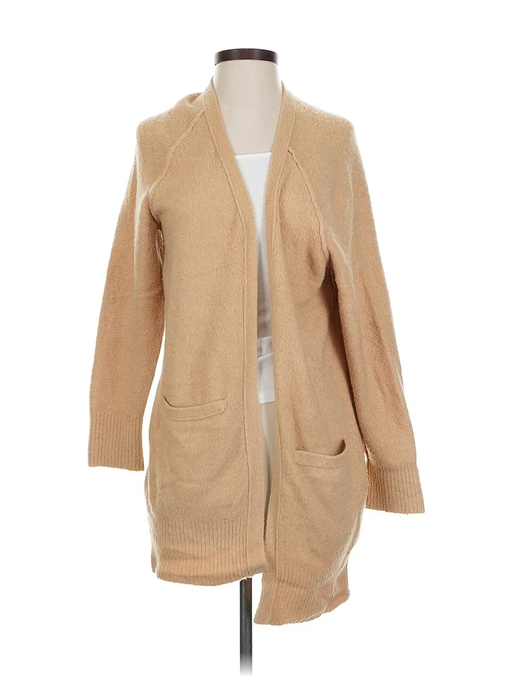 Cardigã feminino marrom Lucky Brand P - Imagem 1 de 4