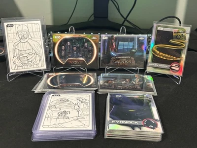 2025 Topps Chrome Star Wars COMPLETE YOUR SET Inserts Acolyte, Number, Skeleton - image 1 of 4