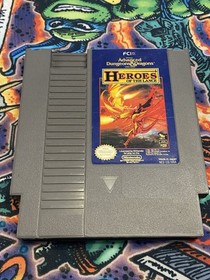 Advanced Dungeons & Dragons Heroes of the Lance Nintendo NES Cart Cleaned Tested