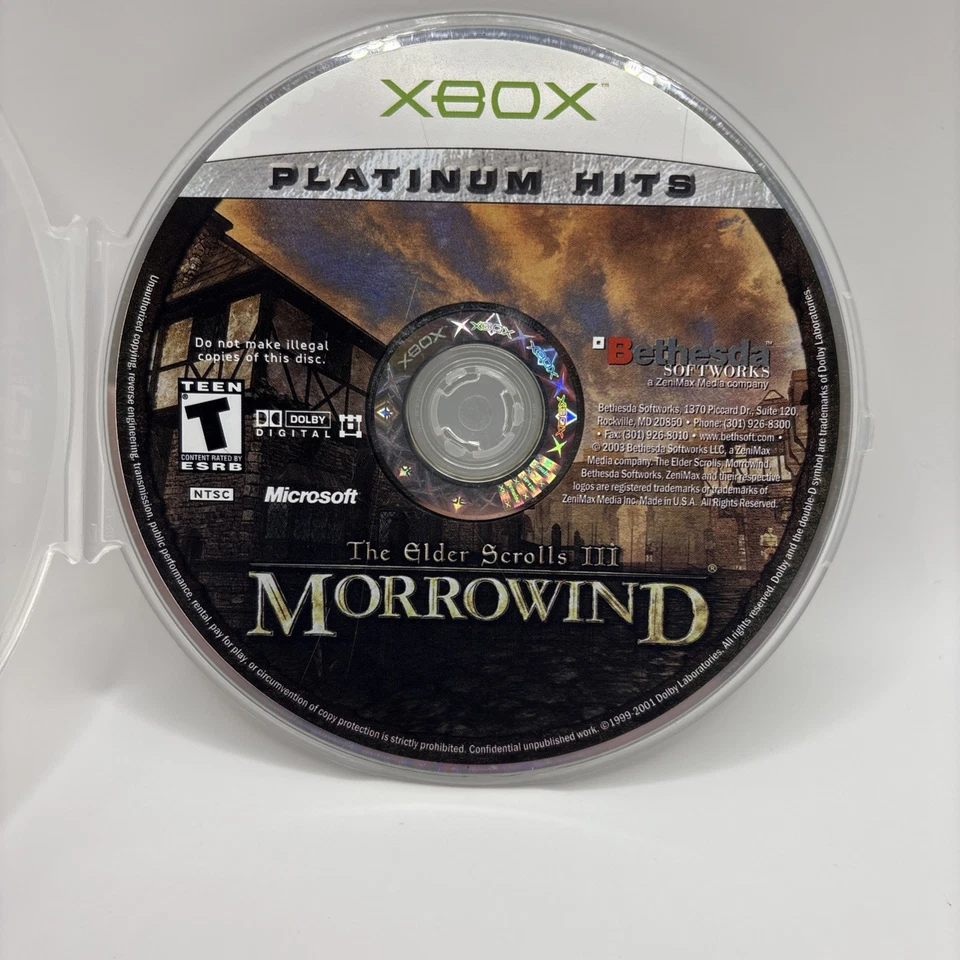 Elder Scrolls III: Morrowind (Microsoft Xbox) Disc Only - Image 1 of 1