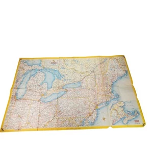 Mapa de autopista Sunoco del este del noreste de Estados Unidos 1962 de colección litografiado - Imagen 1 de 14