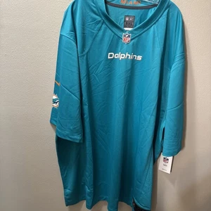 Nike Miami Dolphins On Field Home Teal Jersey Size 5XL NWT (Blank Jersey) - Picture 1 of 14