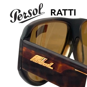 PERSOL RATTI P 47/73 RARE VINTAGE 80s bandiera italiana ed è placcata in oro 18k - Picture 1 of 11
