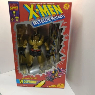 Figura de lujo Wolverine Vintage X-Men Metallic Mutants 10" nueva en caja Toybiz 1994 Foto 1 de 3