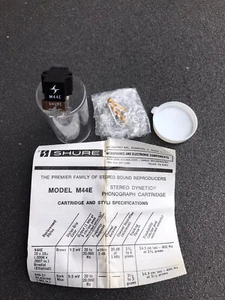 Shure M44E Magnetic Cartridge In Tube Pack With Stylus Genuine Original - Picture 1 of 4