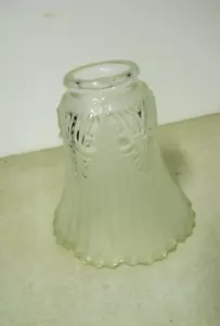 Frosted Glass Lamp Shade Ceiling Fan Sconce Chandelier Bell Shape 2" Fitter - Picture 1 of 8