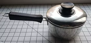 LAGOSTINA ROMA 1901 N98T STAINLESS POT PAN SAUCEPAN w/ LID, 6" DIAMETER - Picture 1 of 5
