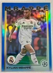 2024-25 Topps UEFA Club Competitions Blue Foilboard #1 Kylian Mbappe #081 /125 - Bild 1 von 2
