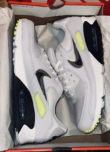 Nike Air Max 90 Men’s size 11 US *New w og Box*  DV6819-100 Volt/Grey/Blue - Picture 1 of 12