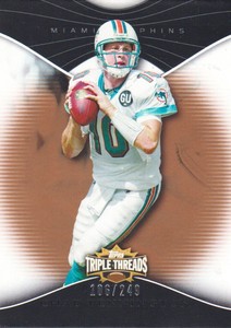 2009 Topps Triple Threads Football Sepia #9 Chad Pennington 106/249