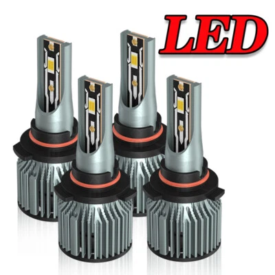 For Chevy Express 1500 2500 3500 LED Headlight Kit 9005 9006 High Low Beam Bulbs - Image 1 of 4