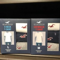 abercrombie 3 pack t shirt
