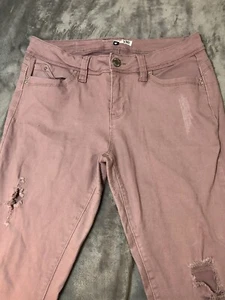 YMI Wannabettabutt Stretch Jeans Womens Pink Size 11 Stretch - Picture 1 of 8