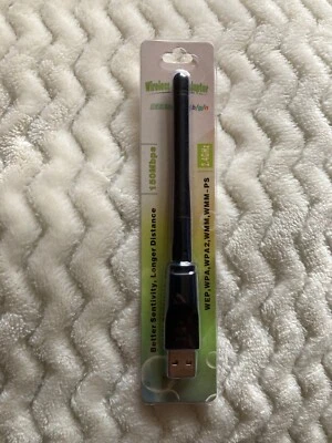 150Mbps USB2.0 WiFi Wireless, Card 802.11 b/g/n LAN Adapter Dongle, accept offer - Image 1 of 2
