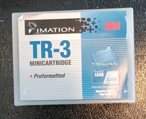 imation 3M TR-3 Minicartridge Tape 1,6gb/3,2gb TRAVAN Backup Drive - Bild 1 von 3