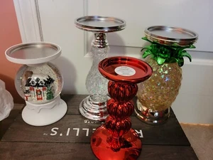 BATH & BODY WORKS Wasserkugel Kerze SOCKEL Anstecknadel. Herz - Bild 1 von 2