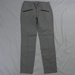 Victoria's Secret 4 Gray Moto Stretch Chino Pants - Picture 1 of 7