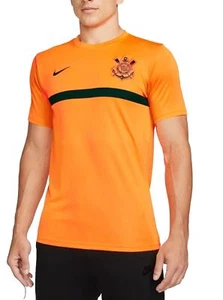 Nike Corinthians Paulista Men’s Pro T-shirt M Brasil Soccer Orange Official New - Picture 1 of 11