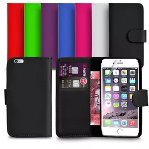 Premium Leather Wallet Flip case for HTC Phones HTC M10 Desire 626 HTC650 650 - Picture 1 of 8
