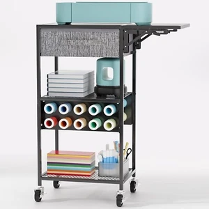 Vinyl Roll Holder, Crafting Table Workstation Holder for Craft Room Home Office - Picture 1 of 7