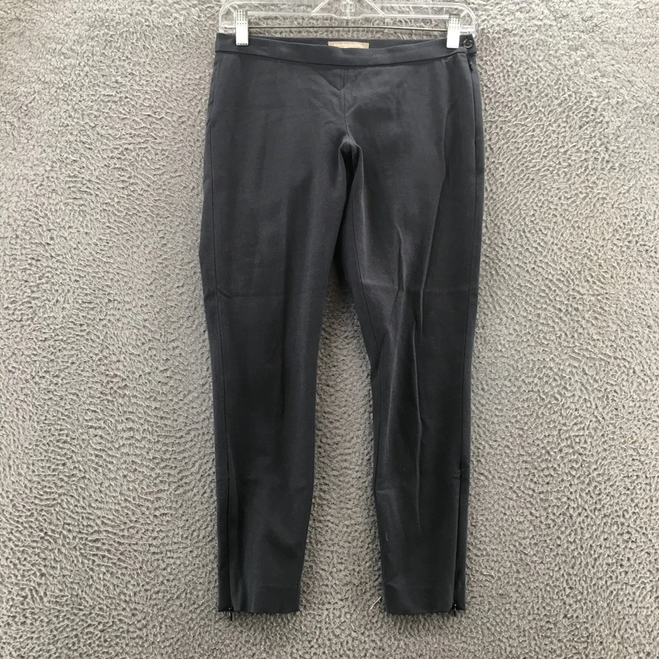 Banana Republic Sloan Capri Skinny Pants Womens 0P (actual 29x25) Gray Ankle Zip - Image 1 of 4